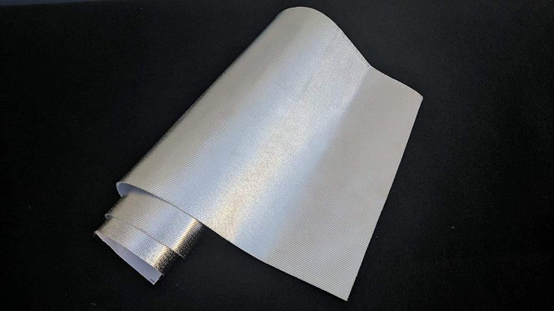 WISAUTO Aluminized Heat Shield Thermal Barrier Adhesive Backed Heat Blanket (12'' X 24'') - Image 4